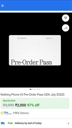 Pre Order Pass 