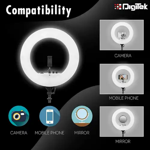 DIGITEK Professional 46 CM Big LED Ring Light